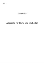 Adagietto für Harfe und Orchester