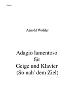 Adagio lamentoso für Geige und Klavier