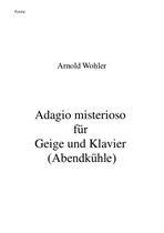 Adagio misterioso für Geige und Klavier