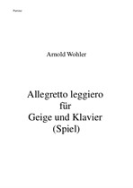Allegretto leggiero für Geige und Klavier