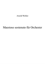 Maestoso sostenuto für Orchester