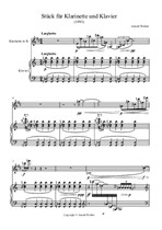 Stück für Klarinette und Klavier