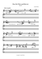 Duo für Flöte und Klavier in 4 Sätzen, II. Molto tranquillo